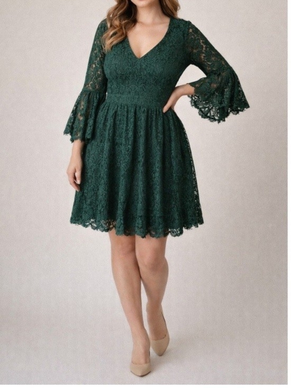 Modcloth Through The‎ Bluebells Lace Dress - Sz M